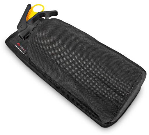 DRŽIAK NA HASIACI PRÍSTROJ NA AUTO, MONTÁŽ NA VELCRO NA KUFOR, ČIERNY