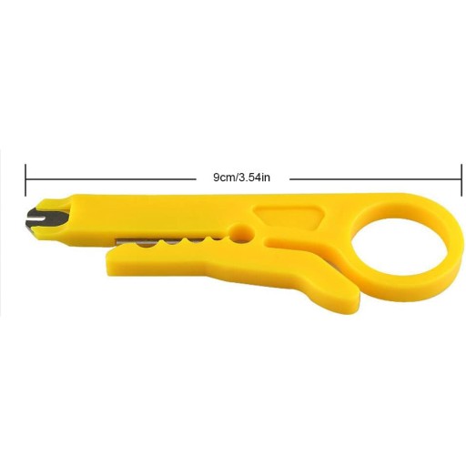 IZOLAČNÝ STRIPPER ODLIŠŇOVAČ KÁBLOV UTP STP LSA TLAKOVÝ REZAČ