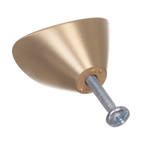 Krásny zlatý nábytkový gombík, MATTE GOLD DUNE