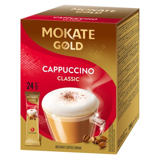 Lahodná káva Cappuccino bez instantného mokate Classic Gold