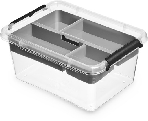 PLASTOVÝ ORGANIZÉR KRABIČKA S VÍKOM 1,6L