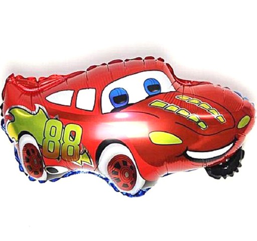 Balón fóliový CARS auto Cik-cak vozidlá Autá narodeninová PARTY 35cm