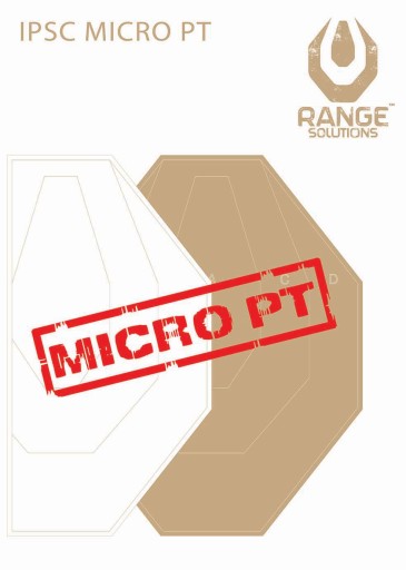 IPSC Micro PT Strelecké terče 50 ks