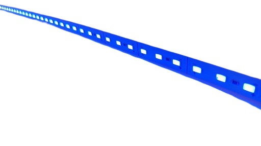 GROW modrý LED pás, pevný, na rastliny, 50 cm
