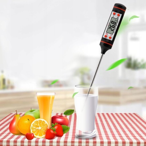 DIGITÁLNY KUCHYNSKÝ TEPLOMER SONDA NA MÄSO VÍNO
