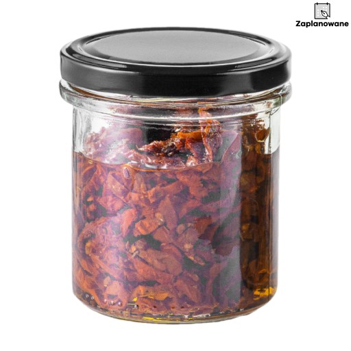 dóza murár 350ml dóza na zákusky džem čierny uzáver 350 ml
