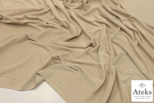 Úplet VELOR SOFT 155 cm na tepláky, čiapky a prikrývky BÉŽOVÁ