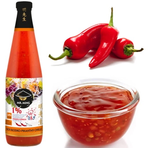 Sladká a pikantná omáčka 24% chilli 700ml MR. MING