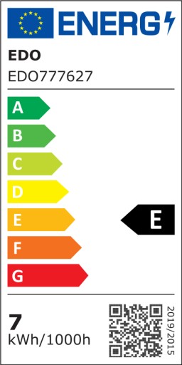 Dekoratívna LED žiarovka E27 A60 CLEAR 7,3W 2700K teplá 806lm EDO