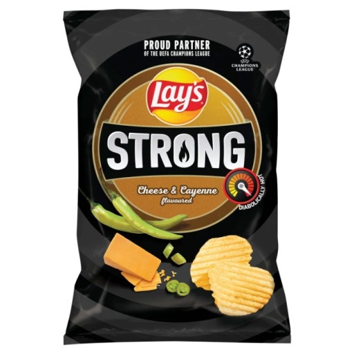 Lay's STRONG Cheese & Cayenne 130 g skladaný
