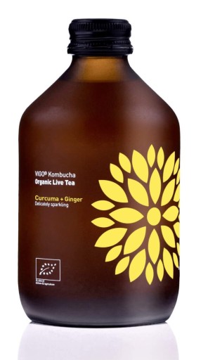 VIGO Kombucha Kurkuma + Zázvor 330 ml - BIO