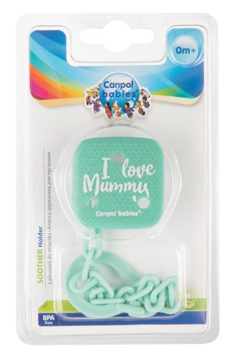 Držiak na cumlík Canpol baby I LOVE MUMMY 2/434