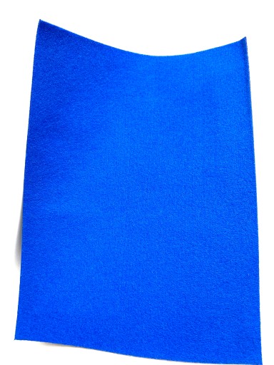 MÄKKÝ POLOTUHÝ PLST MODRÁ 30X40 300g 3mm