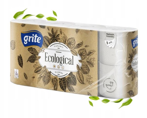 GRITE EKO EKOLOGICKÝ TOALETNÝ PAPIER 8 VALCOV