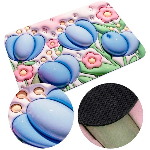 3D protišmyková absorpčná podložka do kúpeľne Magic 13