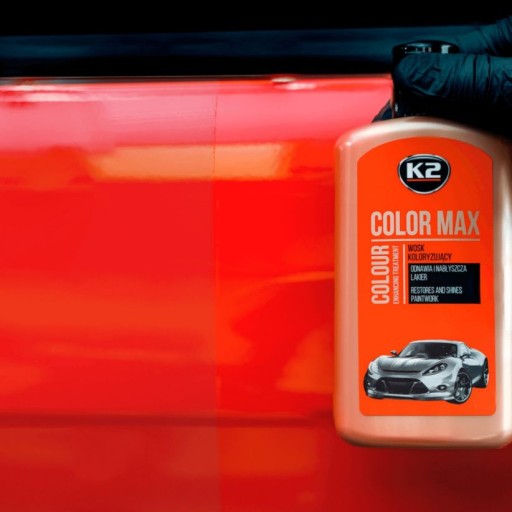 K2 COLOR MAX 250ml RED RED Farbiaci vosk