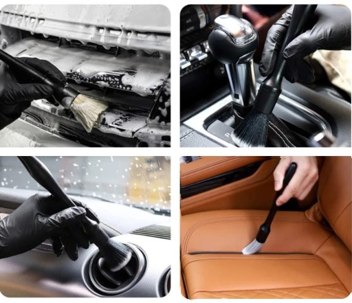 PROFESIONÁLNA SADA KEFEK NA AUTODETAILOVANIE 3 KS RÔZNA MÄKKOSŤ