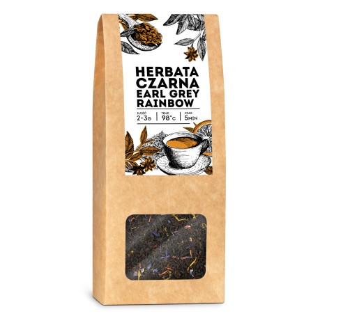 Earl Grey Rainbow klasický čierny čaj 50g