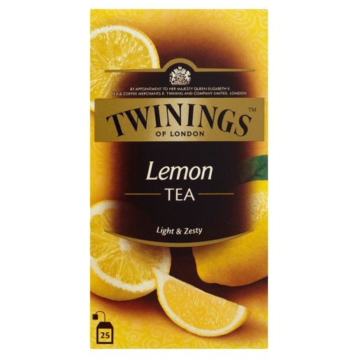 TWININGS Citrónový čierny čaj 25 vrecúšok