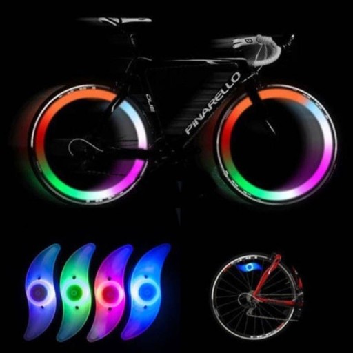 LED SVETLO NA LAMPI / BICYKLE ČERVENÉ / ČERVENÉ
