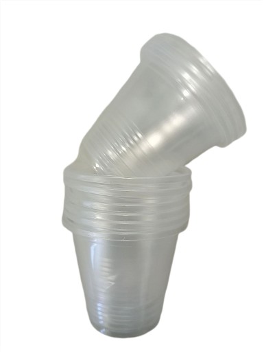 Degustačný pohár, bezfarebný plast, 100 ml, 100 ks