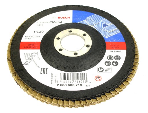 BOSCH KOTOUČ KLAPKA 125mm GR.120 NA KOV