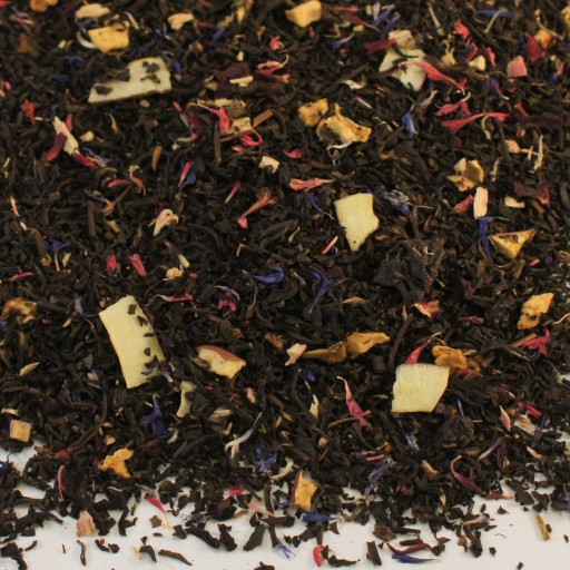 BLACK MAGIC čierny čaj 50g KOKOS + GRANÁTOVÉ JABLKO + SLIVKA