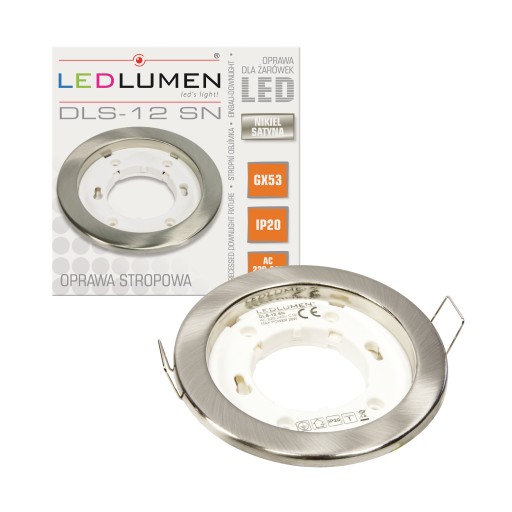 GX53 LED SATIN okrúhle halogénové stropné svietidlo