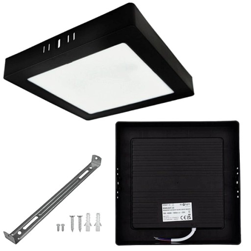 Svietidlo Stropné LED svietidlo štvorcové 22x22cm 18W 4000K Neutrálne svetlo