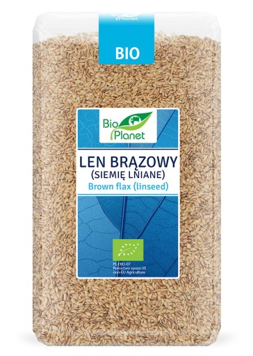 Hnedý ľan (ľanové semienko) BIO 1 kg Bio Planet