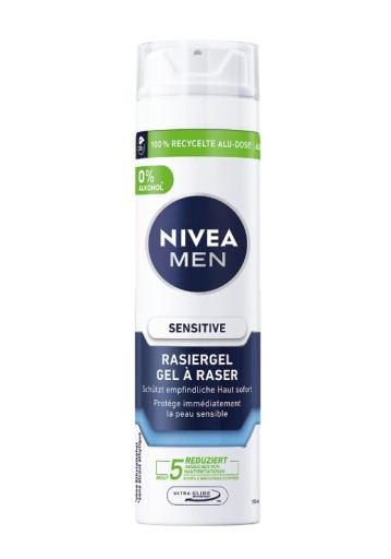 Nivea Men, Sensitive, Pena na holenie, 200 ml