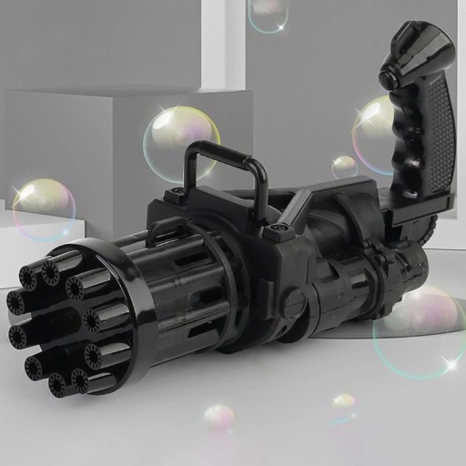 MYDLOVÁ BUBLINKOVÁ PISTOLE BUBLINÁ HRAČKA AUTOMATICKÝ KVAPALNÝ STROJ