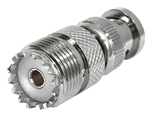 RF anténny adaptér BNC/wt-UHF/UC1/gn 50Ohm