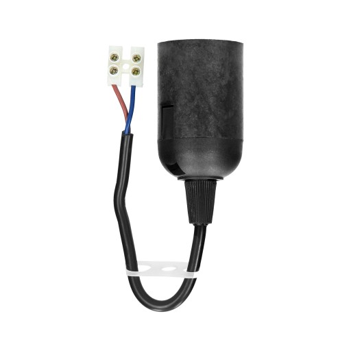 OPRAVNÁ LAMPA E27 ČIERNA 15CM S KOCKOU LH/E27