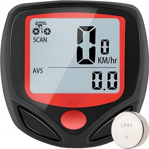BICYKLOVÝ PULT VODEODOLNÝ DISPLEJ 14 LCD FUNKCIÍ RÝCHLOSŤ NAJETÝCH KM