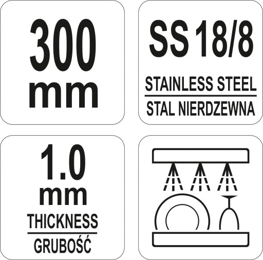 Cateringové kliešte 30cm Yato YG02751 formou bufetu