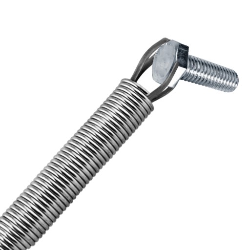 PRUŽINOVÝ FLEXIBILNÝ UCHOVÁVAČ PRE SKRUTKY A ZÁCHRANY ODVODNÉHO POTRUBIA 60 cm KOV