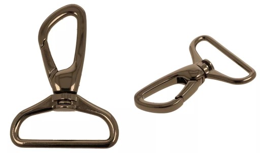 Karabínka otočná 38x62mm Krawiecki - nikel