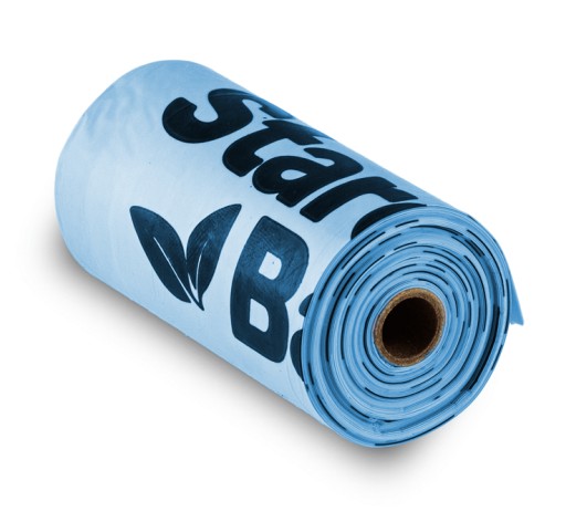 StarchBag BIO vrecká na exkrementy 15 kusov Modré