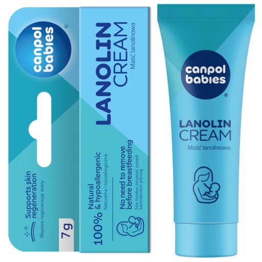 CANPOL LANOLÍNOVÁ MASŤ PRÍRODNÝ LANOLÍN NA NUŠLEKY 7g