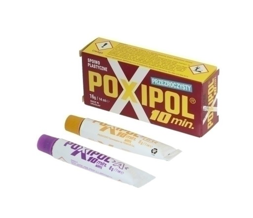 POXIPOL - lepidlo dvojzložkové, transparentné, 16 g / 14 ml