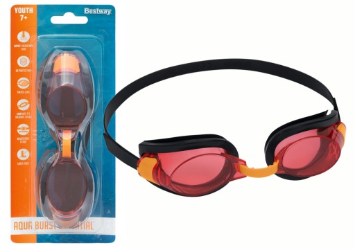 PLAVECKÉ OKULIARE PRE DETI ŽLTÉ BESTWAY 21005