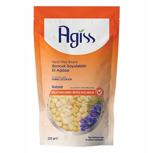 AGISS DEPILAČNÝ VOSK V ORANŽOVÝCH GRANULÁCH 220G