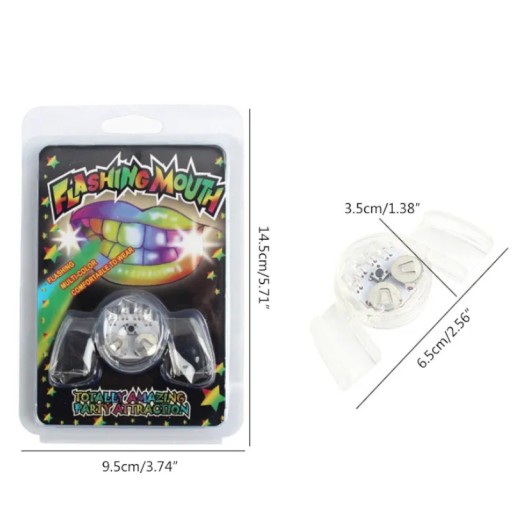 Svietiaci RGB LED kryt zubov