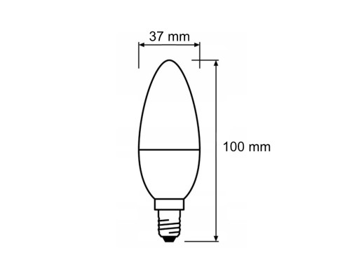 10x E14 LED žiarovka 7W=60W 6500K Cool White 230V Sviečka