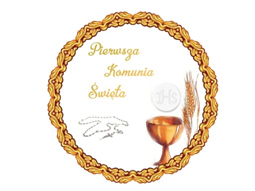 Ozdobná oblátka na torte z prvého svätého prijímania