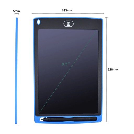 GRAFICKÝ TABLET NA KRESLENIE, MANUÁL, TABUĽKA LCD PRE DETI, DARČEK