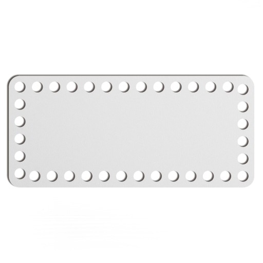 biely základný košík dno 10x22cm HDF obdĺžnik