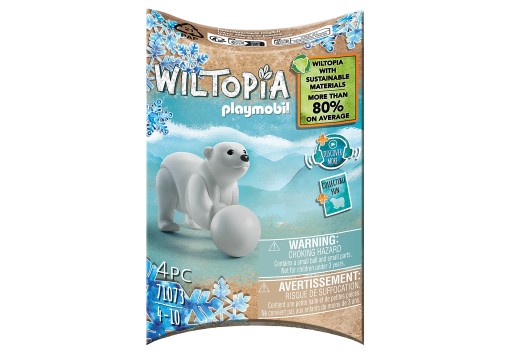 PLAYMOBIL 71073 WILTOPIA MALÝ ĽADOVÝ MEDVEĎ