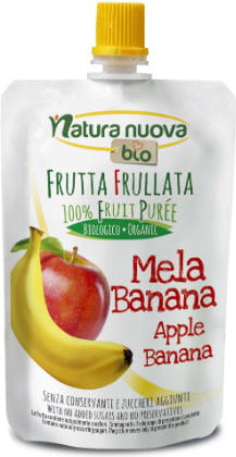BIO JABLKO-BANÁNOVÁ KABELKA 100 g - NATURA NUOVA